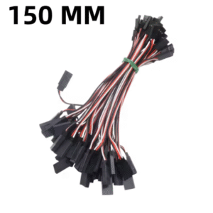 150mm extension leads. Fits Futaba and also JR and more 