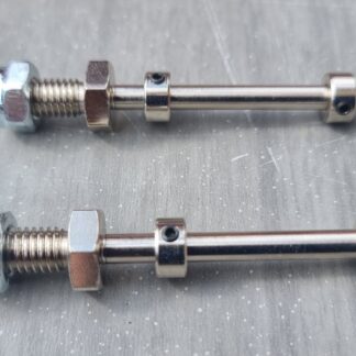5mm Wheel shaft / stub axle 5 x 50 x m8 Heavy Duty!