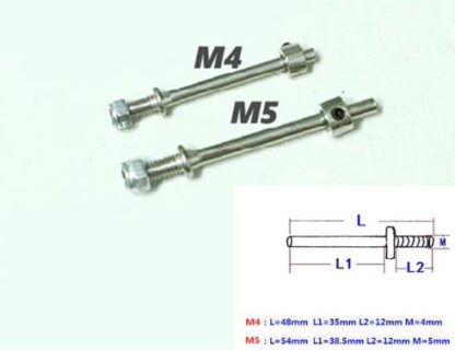 Stub axle accessory for Carbon Fibre undercarriage 1 Stub axle accessory for Carbon Fibre undercarriage