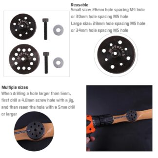 Miracle Propeller Prop Drill Guide Drill Jig For Gas Engine DLE30 DLE55 DA50 EVO54 