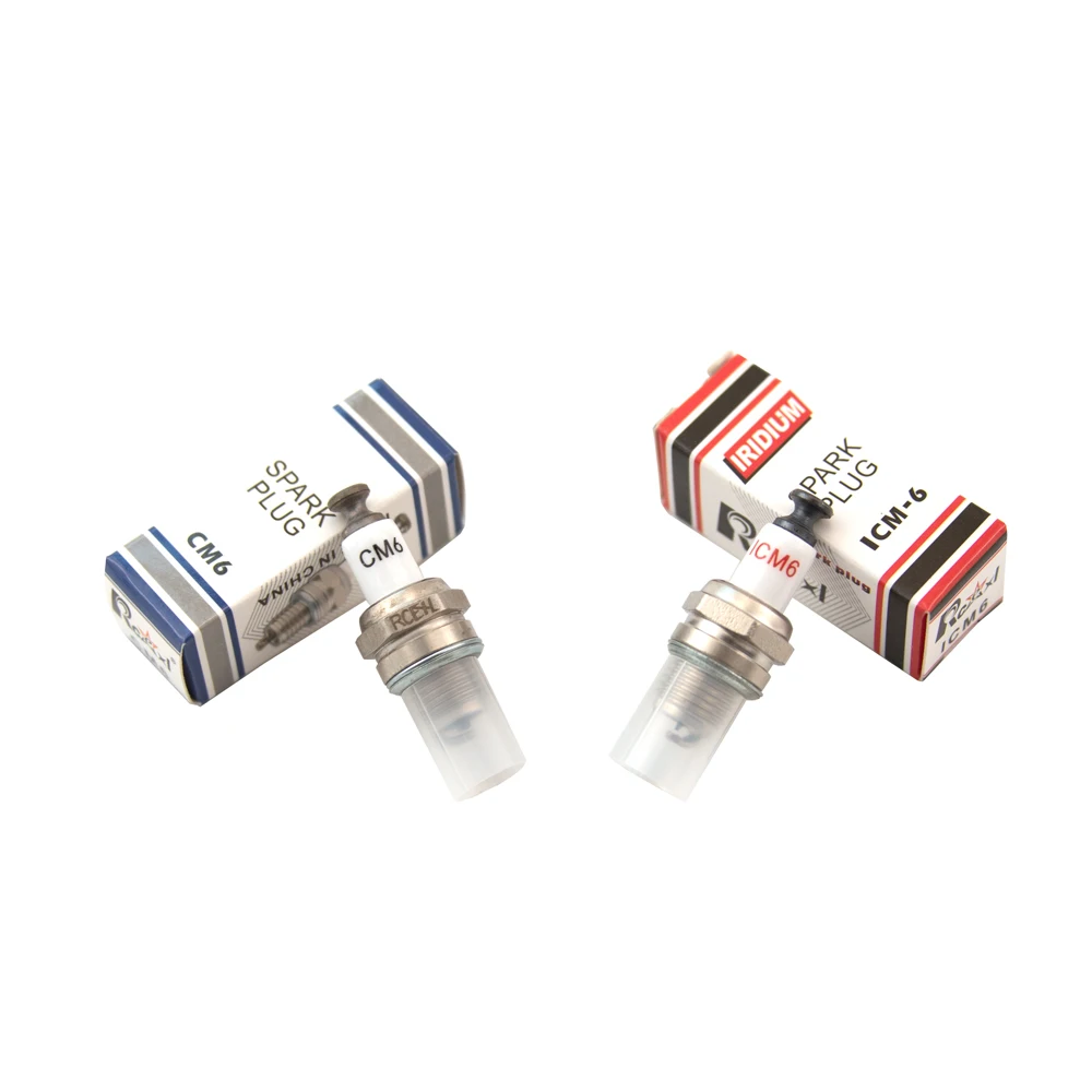 1PC Rcexl ICM6 CM6-10MM Spark Plug Iridium Power for Gasoline RC Airplane Model Engine DLE20/20RA/30/RA/40/55/55RA/60 2 1PC Rcexl ICM6 CM6-10MM Spark Plug Iridium Power for Gasoline RC Airplane Model Engine DLE20/20RA/30/RA/40/55/55RA/60